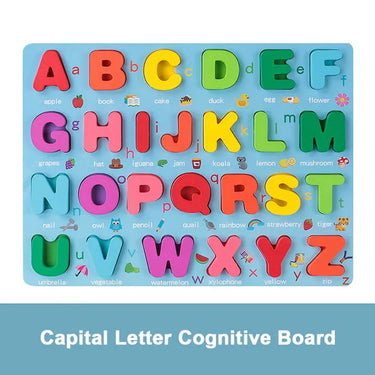 3D Wooden Capital Letters A-Z Board